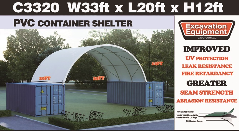 <p>Heavy duty 20ft Container Shelter (Unused)</p>