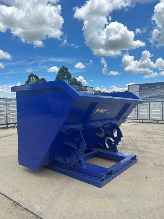 <p>1.5 Cubic Yard Self Tipping Skip Bin To Suit Forklift(Unused)</p>