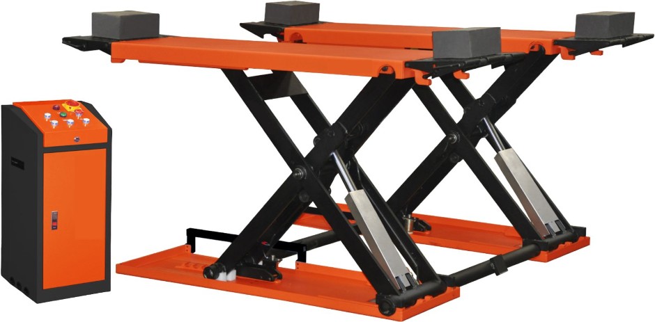 Mobile Mid Rise Car Scissor Lift / Hoist (Unused)
