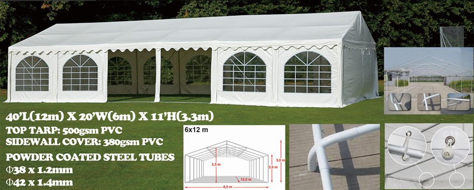 <p>20ft x 40ft Marquee / Party Tent (Unused)</p>