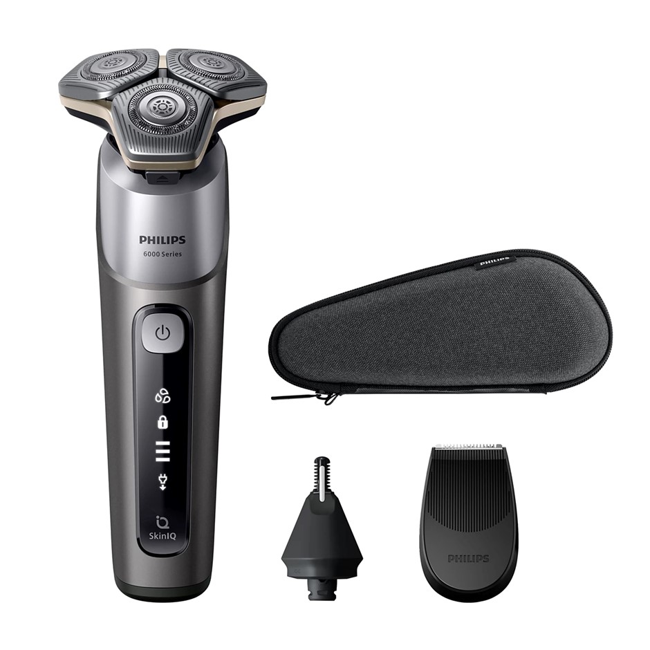 PHILIPS Shaver Series 6000, Model S6830/95. N.B: Damaged packaging & missin