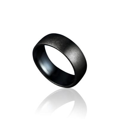 Men's Black Band Ring - USA Size 10
