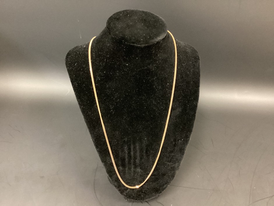 <p>1 X Stamped 9ct Yellow Gold, Chain Necklet</p>