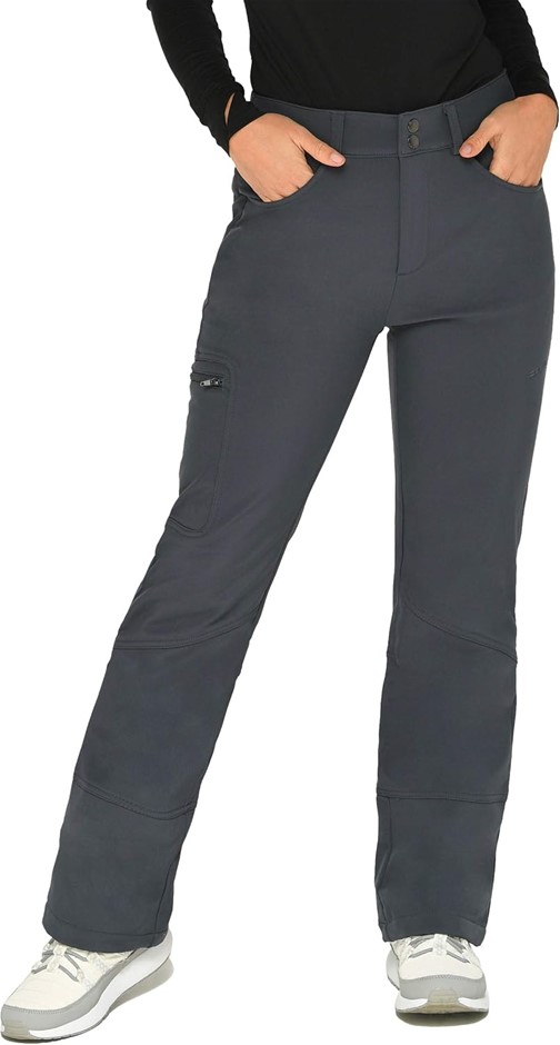 ARCTIX Women's Sarah Fleece-Lined Softshell Pants, Size XS (0-2) Short, Ste