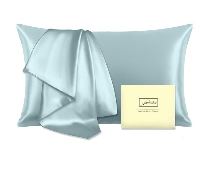 2pcs x MULBERRY Silk Pillowcase for Hair & Skin Standard Size 20"X 26" with