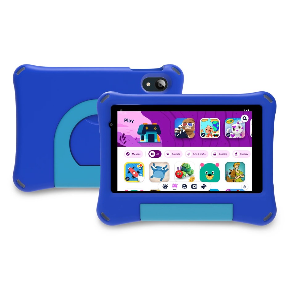 AIWA 8" Wifi Android Tablet Blue with Stand Case NB: degraded battery