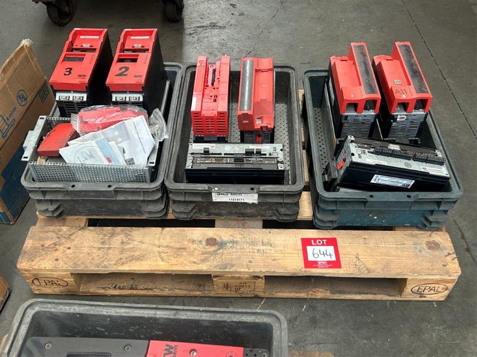 6x Assorted Sew Movidrive Inverters with Assorted Additional Parts