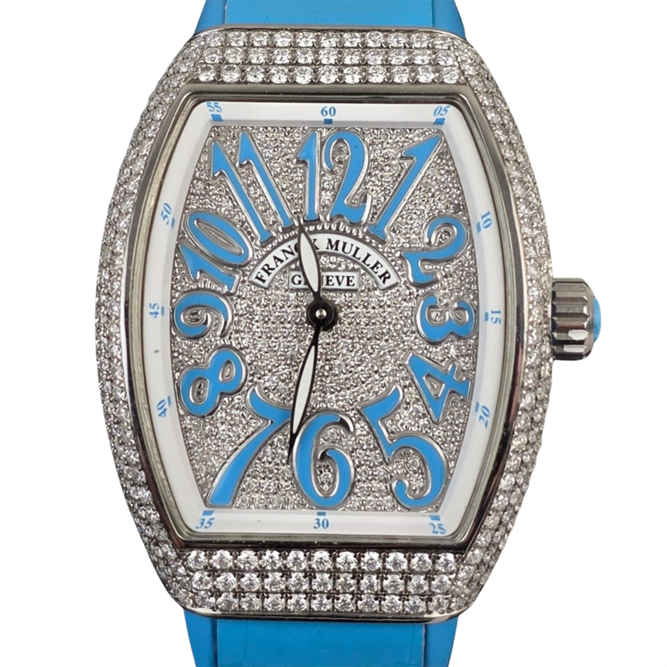 FRANCK MULLER VANGUARD QUARTZ & AFTERMARKET DIAMOND V 32 QZ AC NR BXP COA