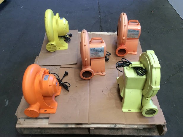 Superelec S-6E&Bestway P3115/P3117&Shunde W-3E/W-4E Air Blower (Lot of 5)