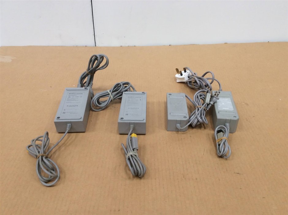 Nintendo Wii / Wii U AC Adapter (Lot of 4)