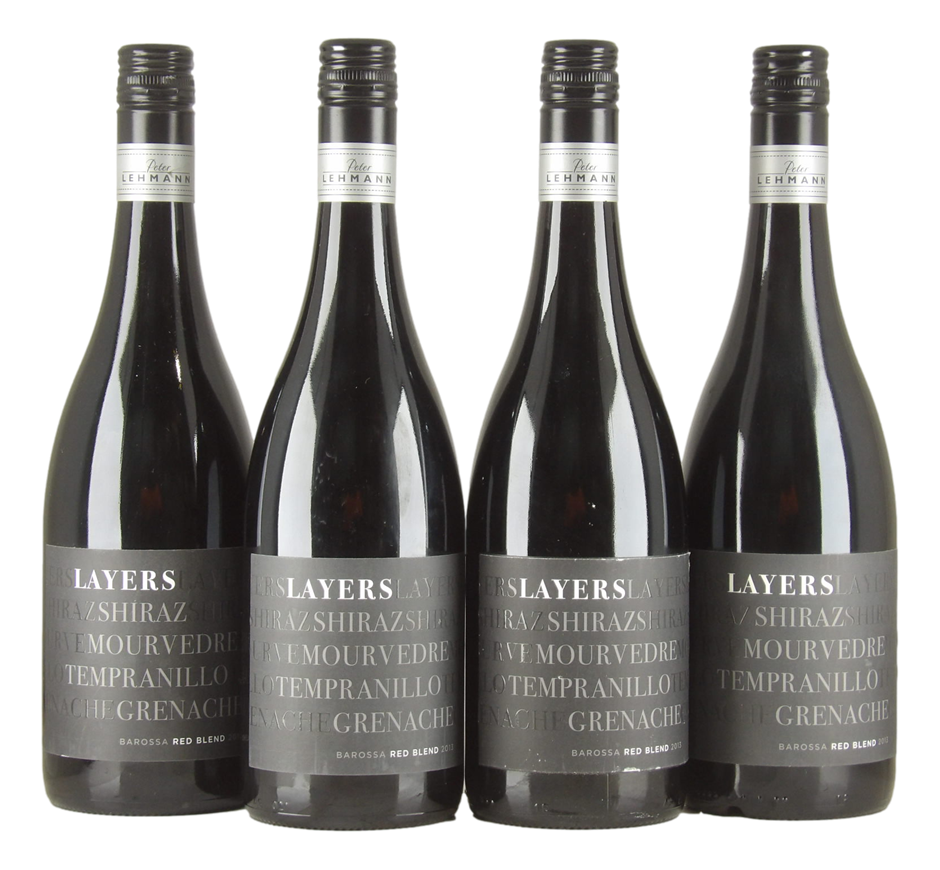 Layers (Peter Lehmann) GSM 2013 (4x 750mL), Barossa-SA.