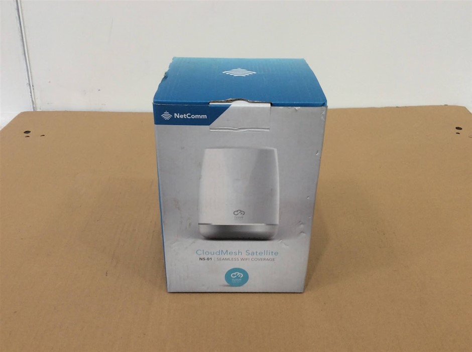 NetComm Cloud Mesh Satellite NS-01 Wi-Fi Mesh Network Device - New Unboxing