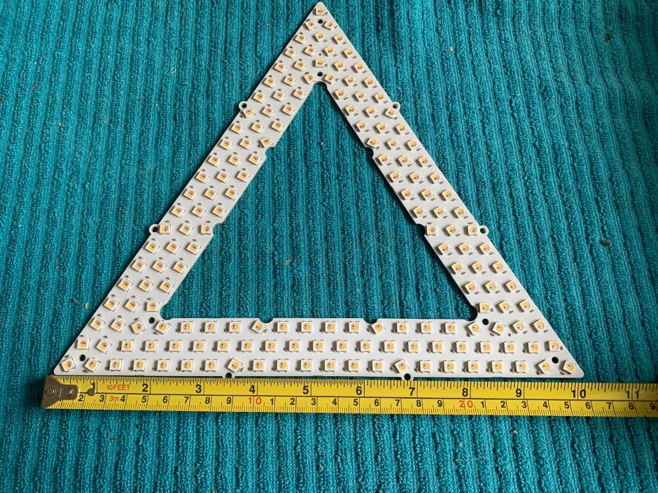 <p>1 x Packet of LED Triangles (Unused)</p>
