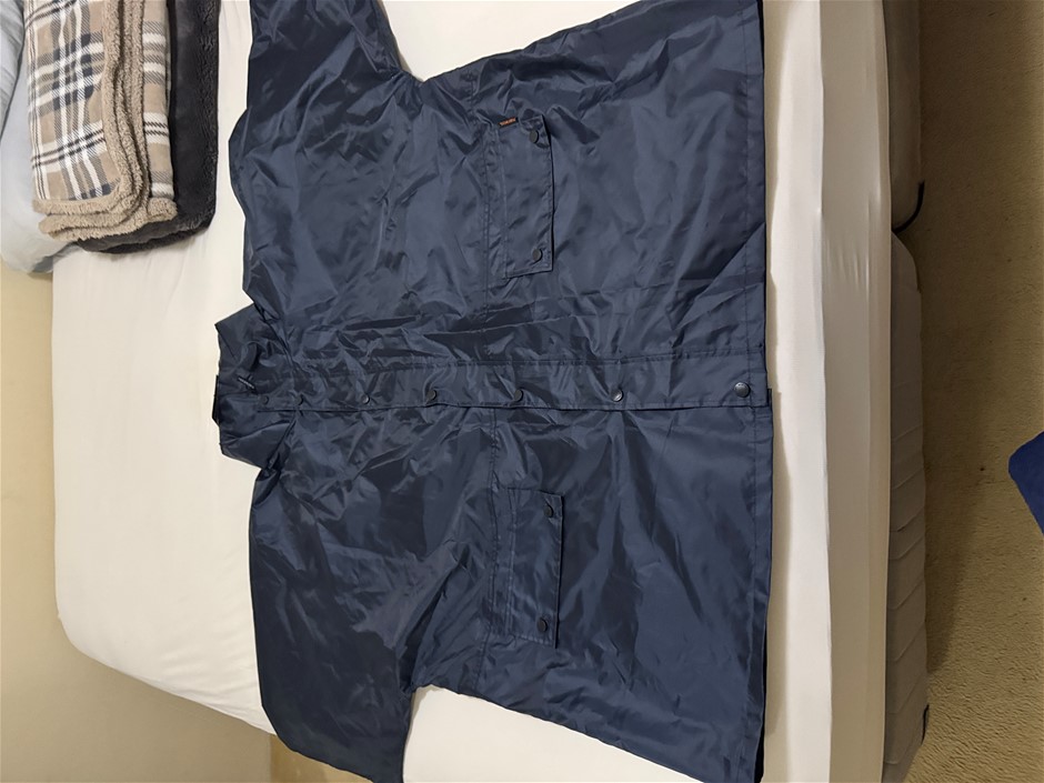 PORTWEST RAINCOAT NAVY SIZE EXTRA SMALL