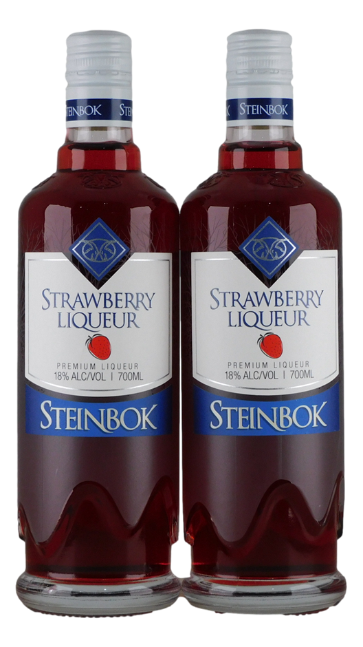 Steinbok Strawberry Liqueur (2x 700mL), NSW.