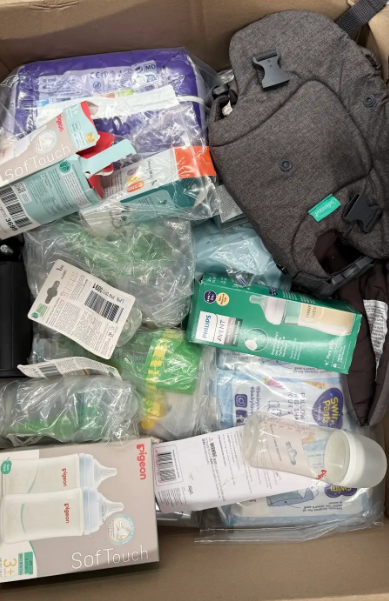Assorted Box of Baby  Items. NB: Items may not be in original packaging and