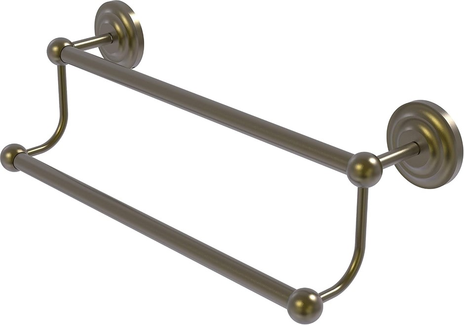 ALLIED BRASS  Prestige Que 30 Inch Double Towel Bar, Bathroom Towel Rack, P