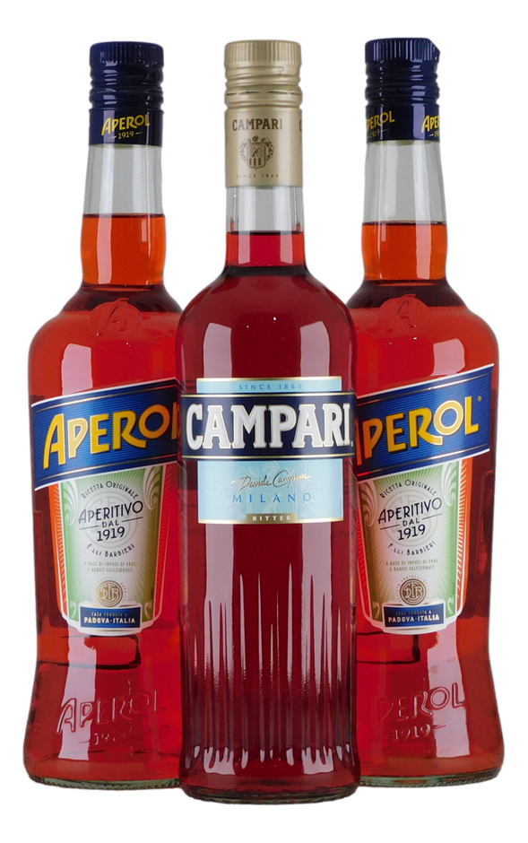 Mixed Aperitif Pack (3x 700mL), Italy.