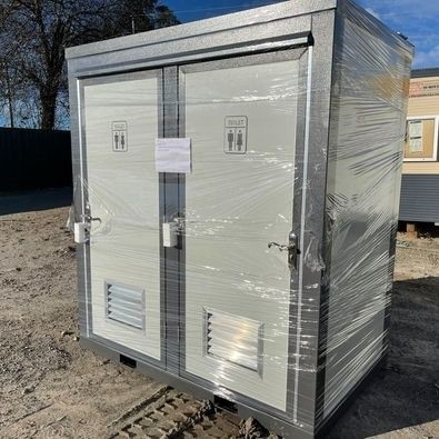 <p>Portable Double Toilet Block, Portable Building (Unused)</p>