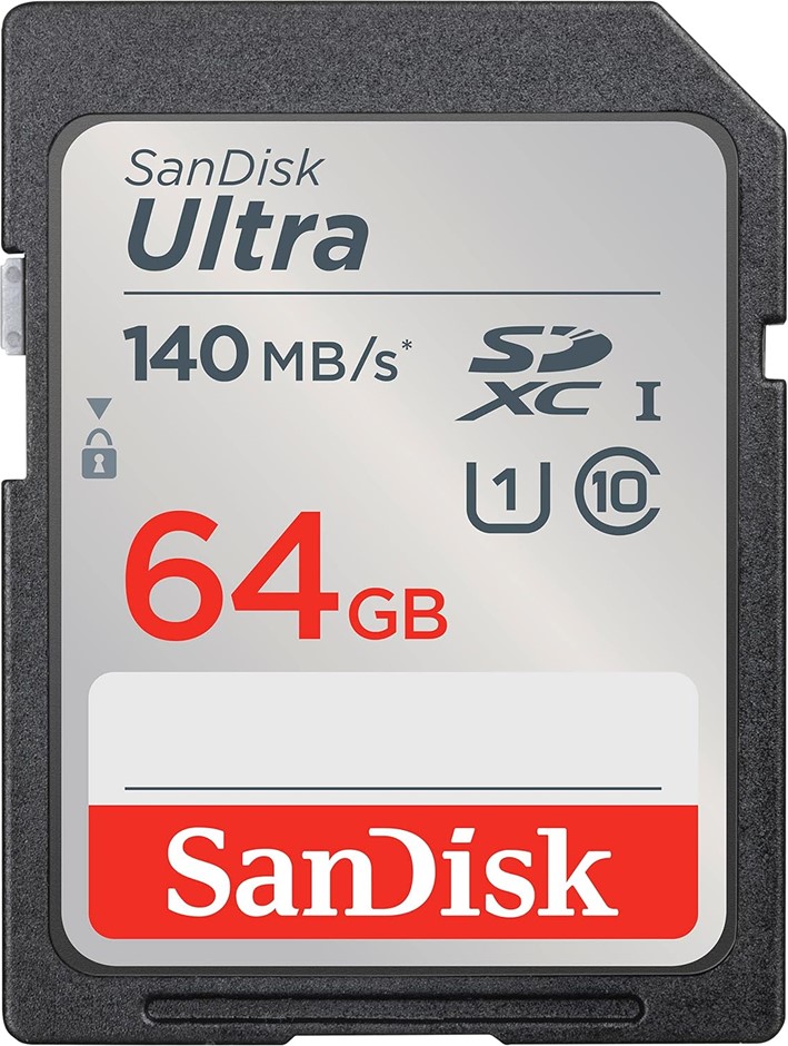 SanDisk Ultra 64GB SDHC SDXC UHS-I Memory Card, Black. Buyers Note - Disco