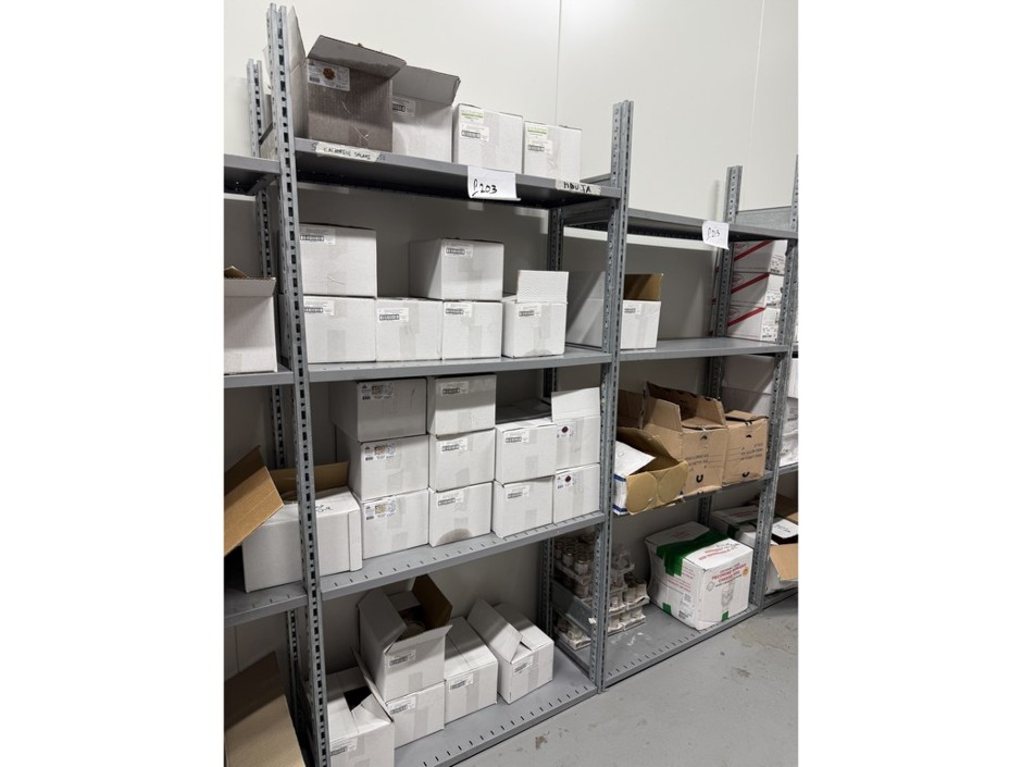<p>Metal Shelving, Qty x 12 Bays</p>