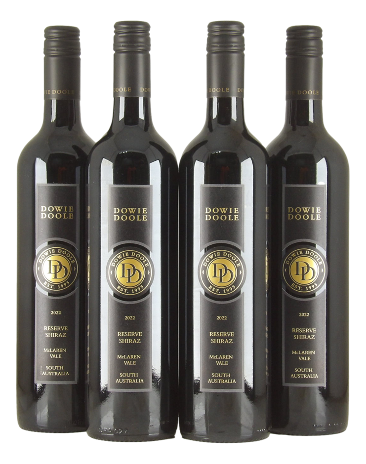 Dowie Doole Reserve Shiraz 2022 (4x 750mL), McLaren Vale