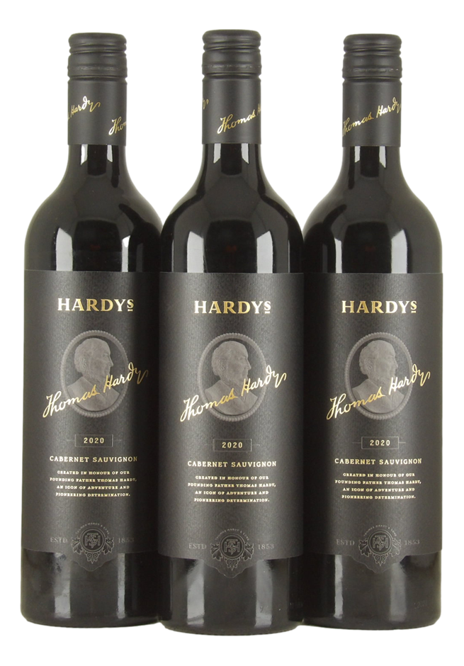 Hardys Thomas Hardy Cabernet Sauvignon 2020 (3x 750mL), AUS