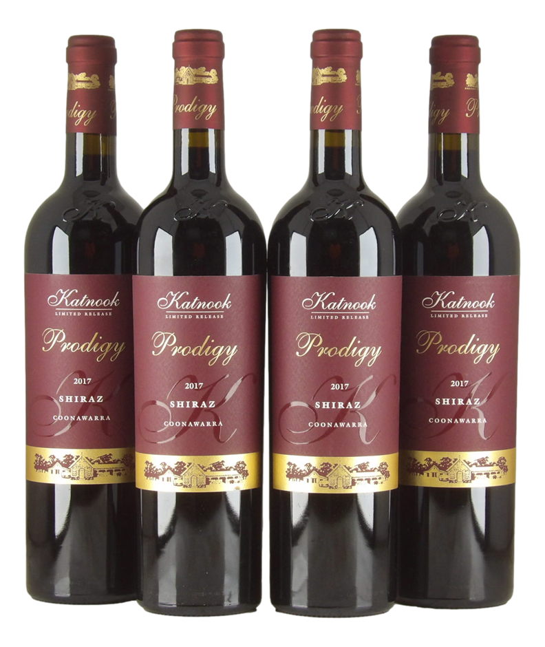 Katnook Estate Prodigy Shiraz 2017 (4x 750mL), Coonawarra