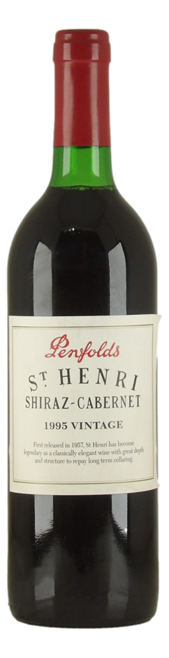 Penfolds St Henri Shiraz-Cabernet 1995 (1x 750mL) SA.