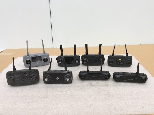 Zero-X/Holy Stone/DJI/Hubsan Remote Controller/Drone Lot Of 8