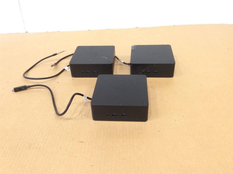 Dell K16A001 Laptop Docking Station (Lot of 3)