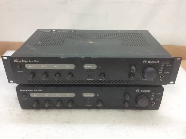 Bosch PLE-1MA060-EU Plena Mixer Amplifier (Lot of 2)