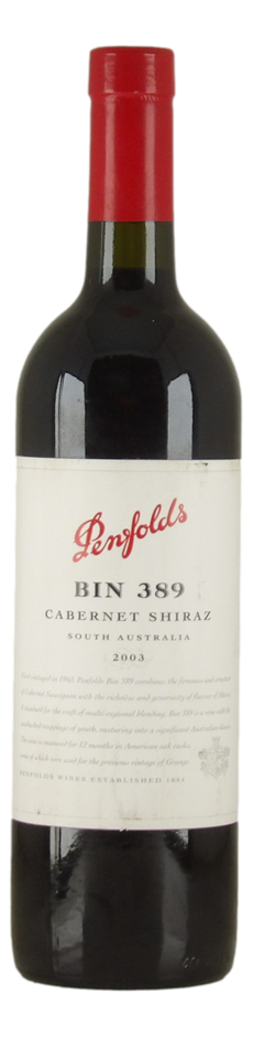 Penfolds Bin 389 Cabernet Shiraz 2003 (1x 750mL) SA.