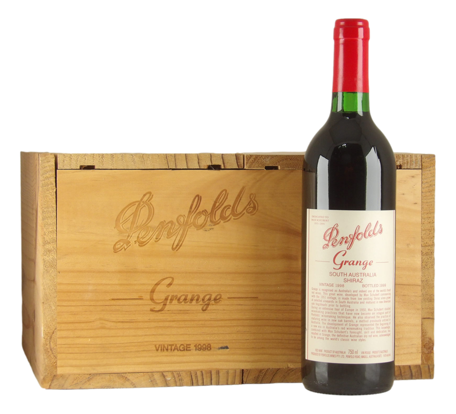 Penfolds Bin 95 Grange 1998 (6x 750mL) SA.