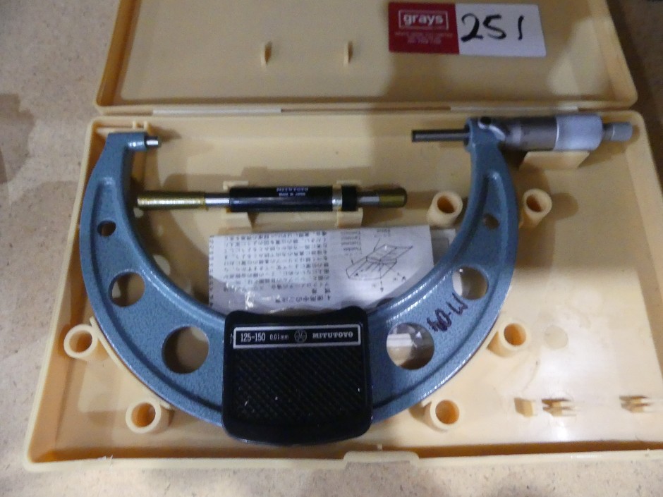 Mitutoyo Outside Micrometers (Qty 1)