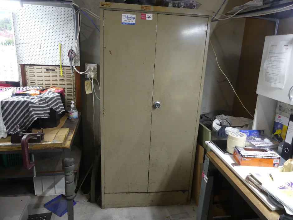 <p>2 Door Metal Cabinet</p>