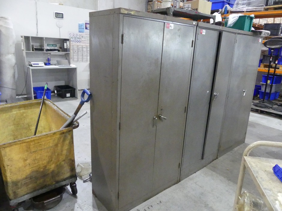 <p>2 Door Metal Cabinet</p>