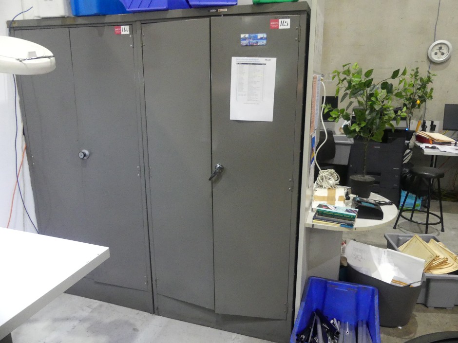 <p>2 Door Metal Cabinet</p>