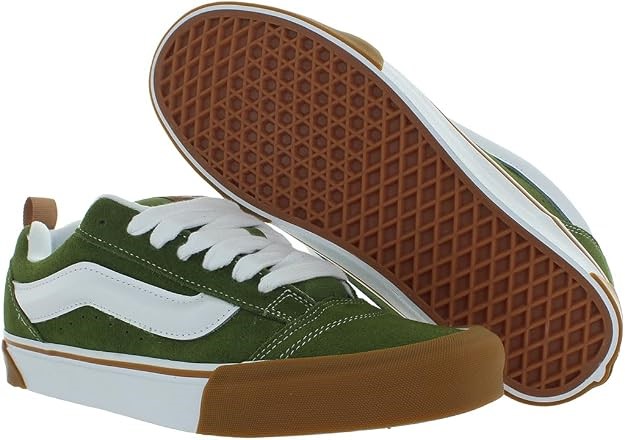 Vans Unisex Adult's Knu Skool Sneaker, Gum Bumper Pesto, US M7W8.5