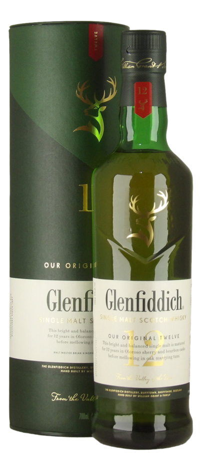 Glenfiddich Single Malt 12 (1x 700mL)