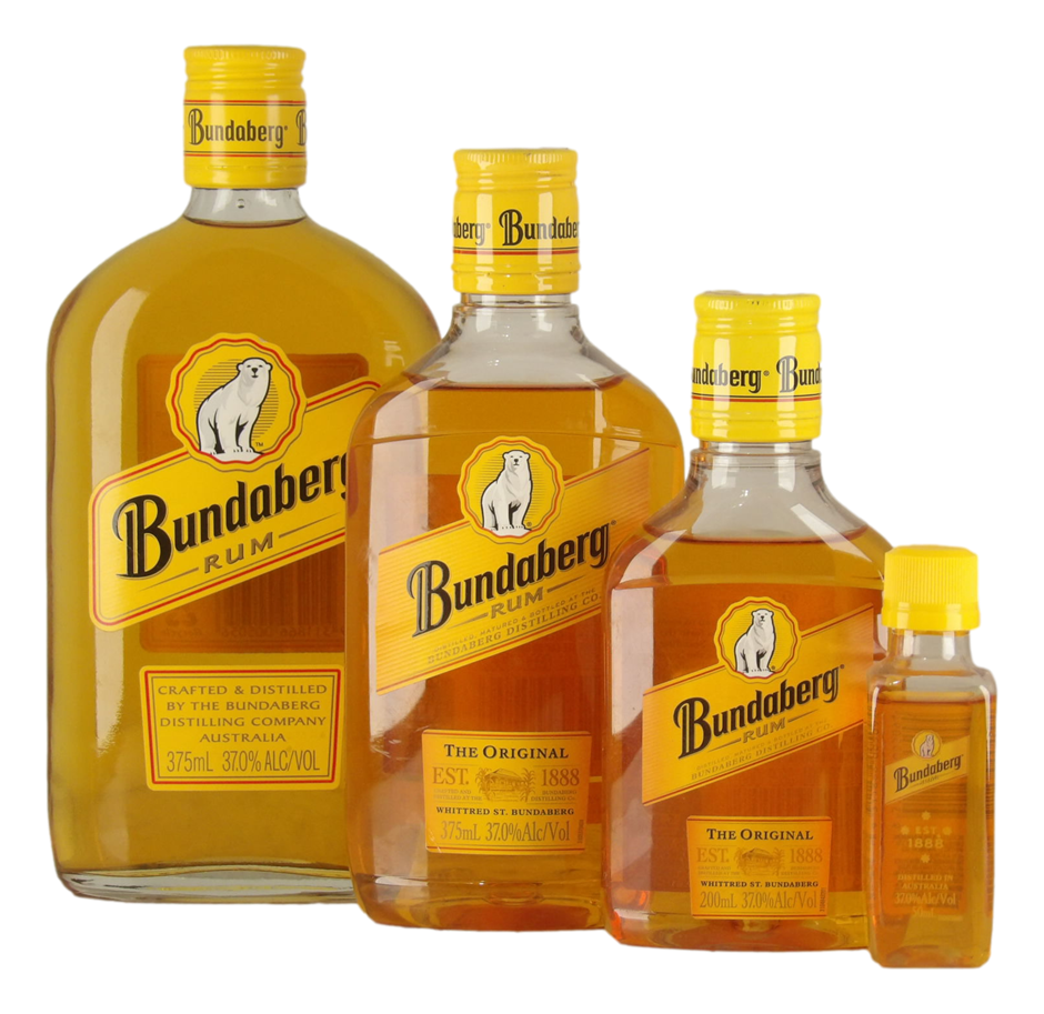 Bundaberg Rum Original Pack (1x 50mL +1x 200mL + 2x 375mL)