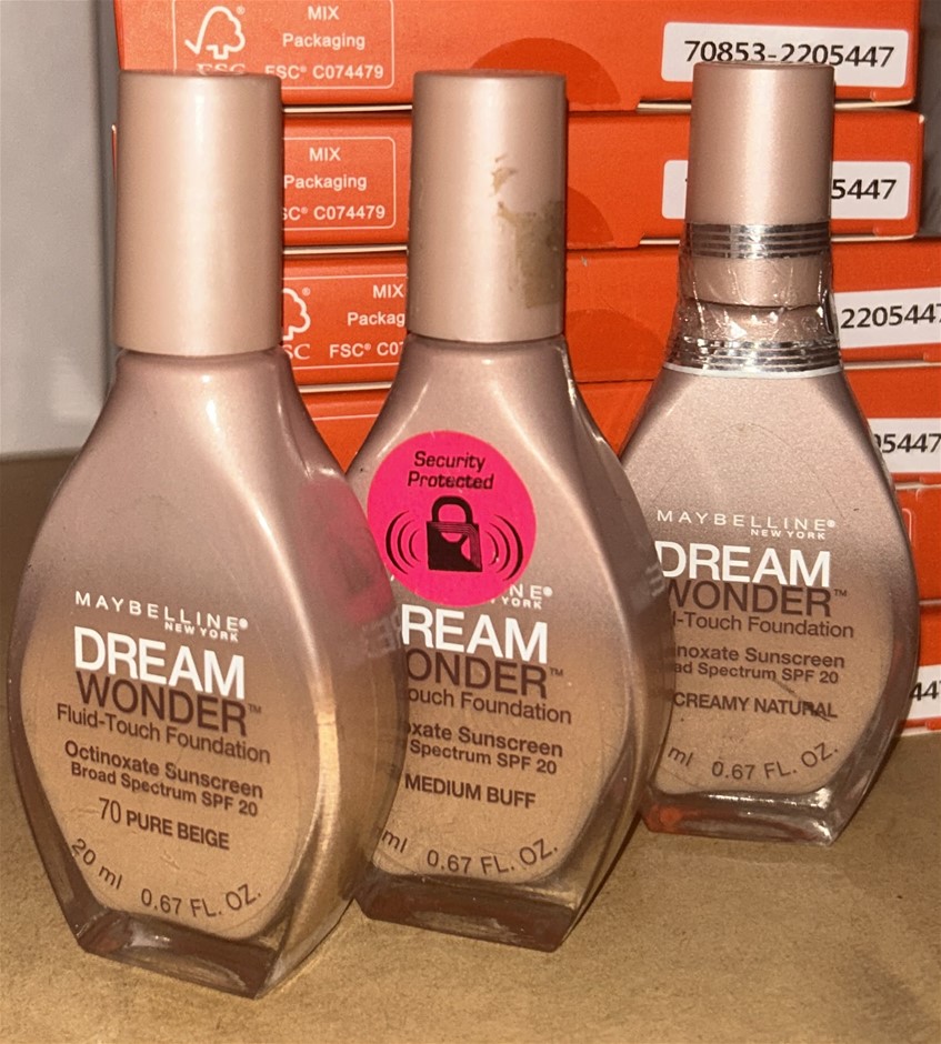 3x MAYBELLINE Fluid-Touch Foundation