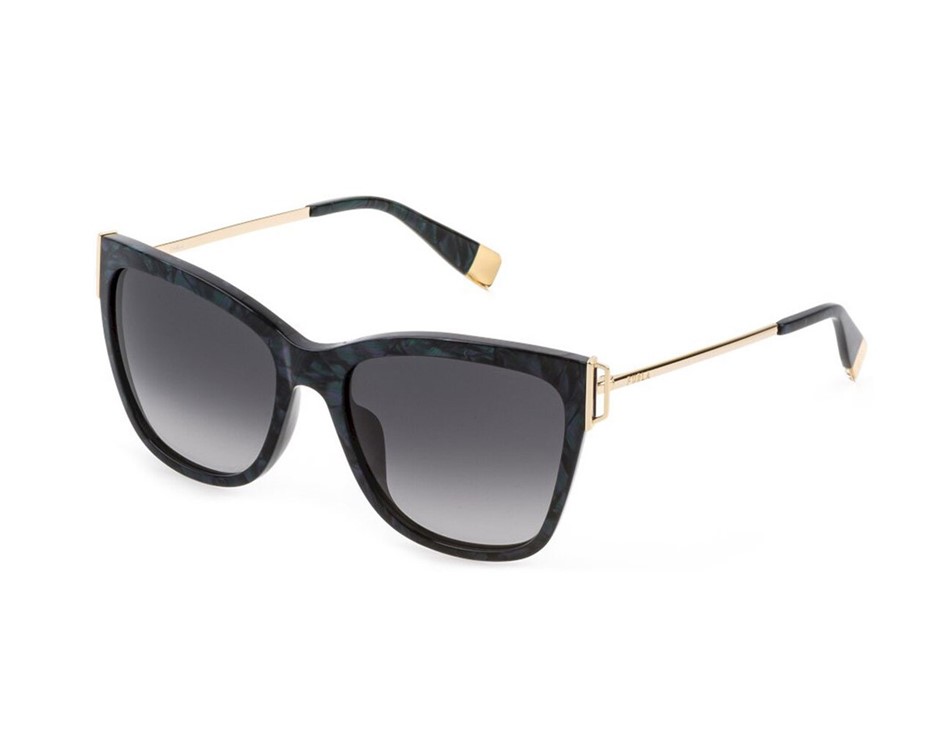 FURLA Sunglasses, 55-17-135, Green Smoke (09ZC), SFU462 (RX). RRP: $150. NB