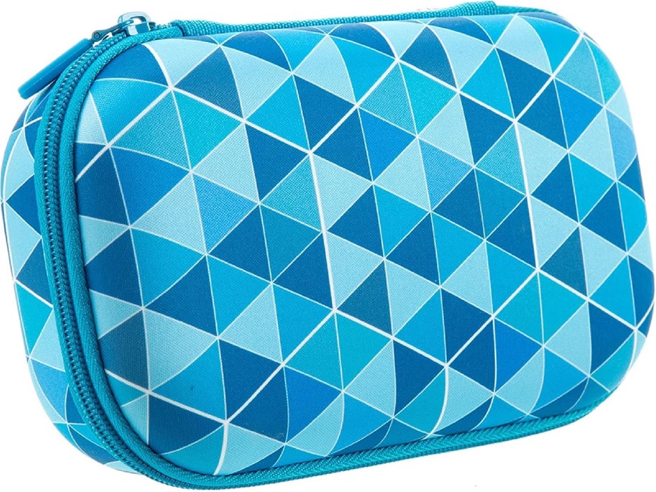 2 x ZIPIT Blue Pencil Box for Boys | Pencil Case for School | Organizer Pen
