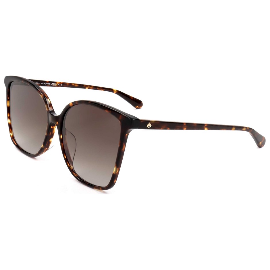 KATE SPADE Brigitte/F/S Women's Sunglasses, 58-16-145, Dark Havana (086), R