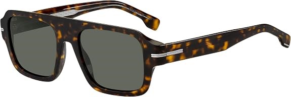 HUGO BOSS Men's BOSS 1595/S Sunglasses, Havana, 53 mm. Buyers Note - Disco