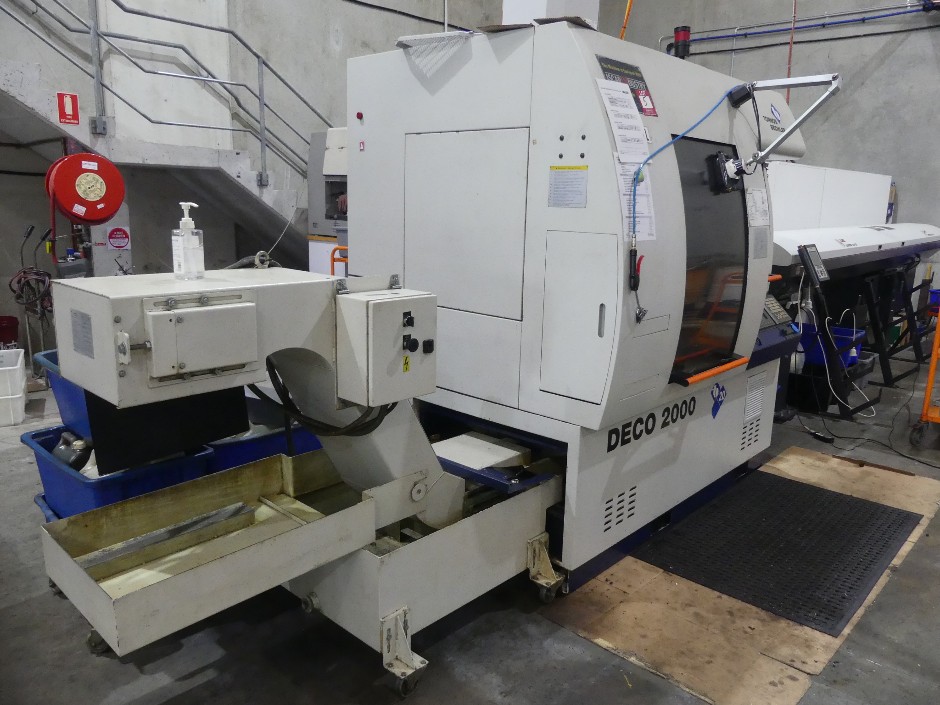 <p>2000 Tornos -Bechler DECO 2000 CNC Automatic Lathe with Bar Feeder</p>