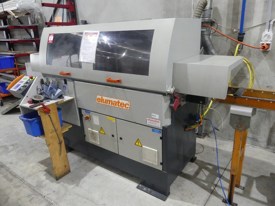 2008 Elumatec SAS 142/41 Automatic Saw with Roller Feed Stand
