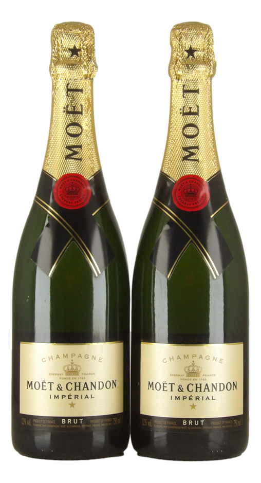 Moet & Chandon Imperial Brut NV (2x 750mL) Champagne