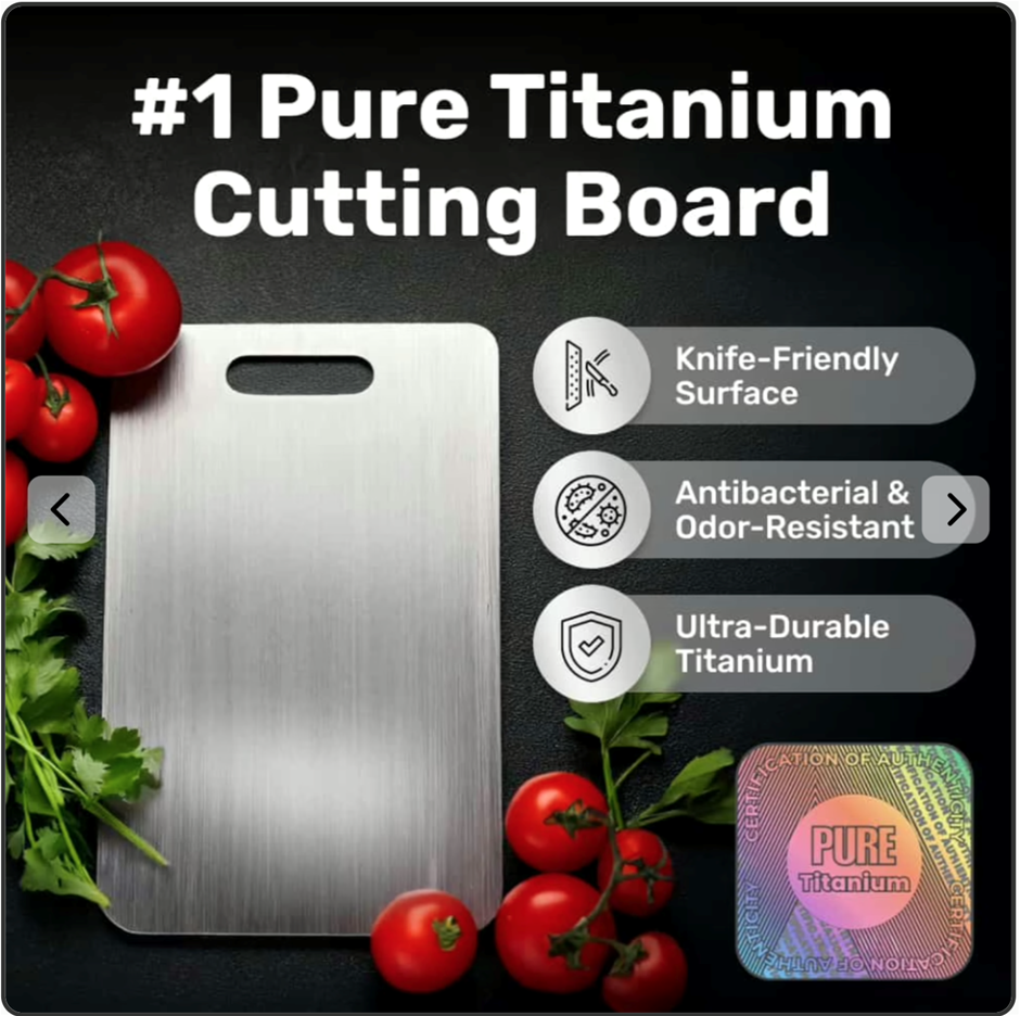 Titanium Chopping Board – Bulk Sale: 50 Units